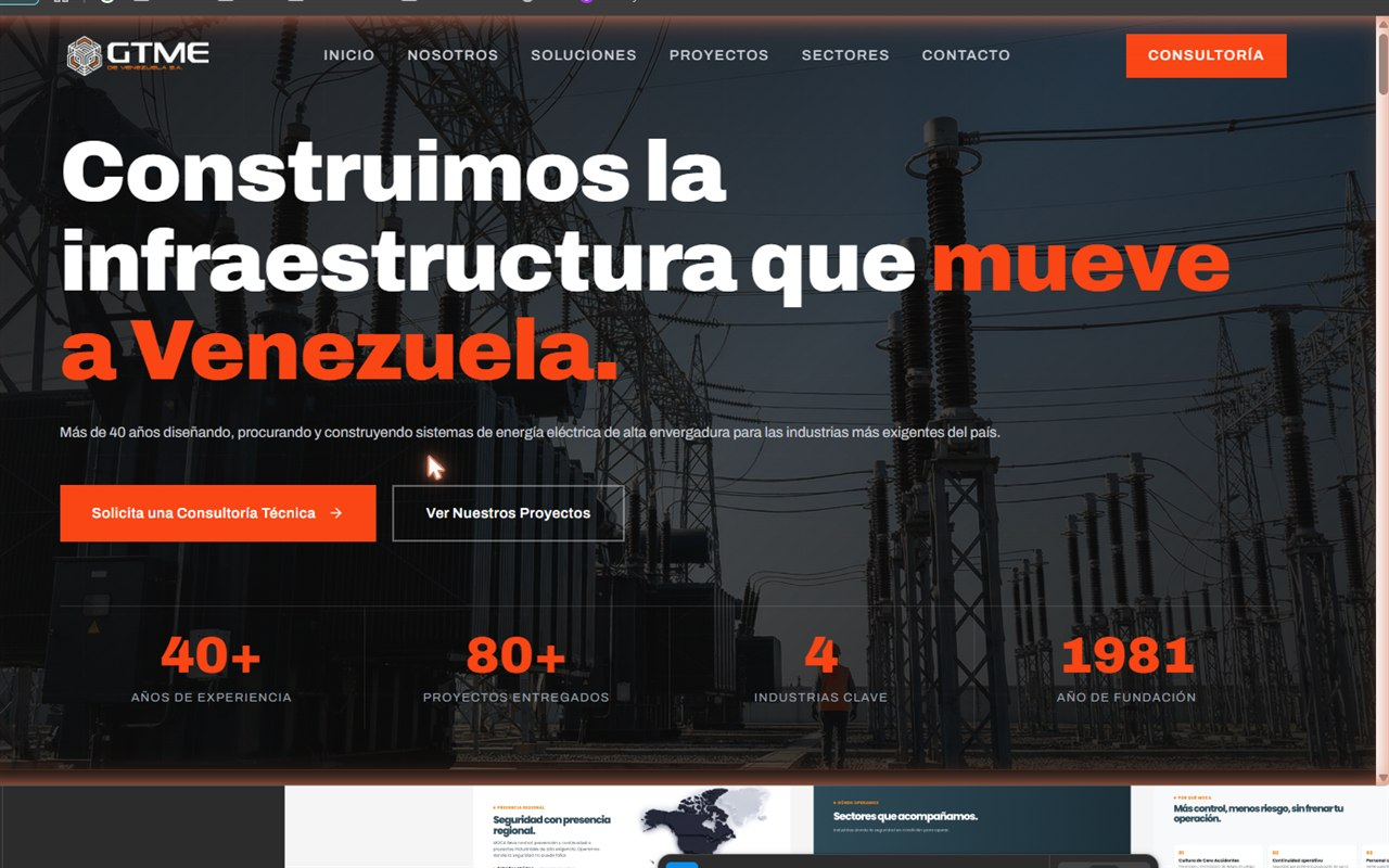 Captura de gtmeservice.com